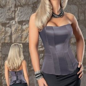 Escante flare‎ ruffle corset